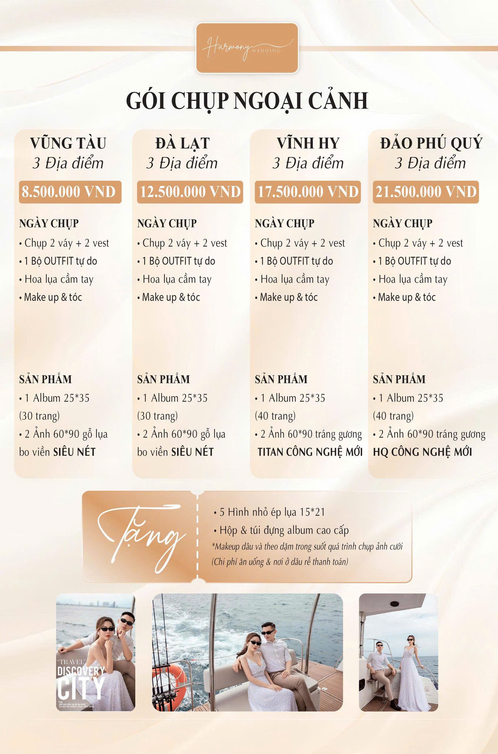 Bảng giá dịch vụ Harmony Wedding - Trang 11