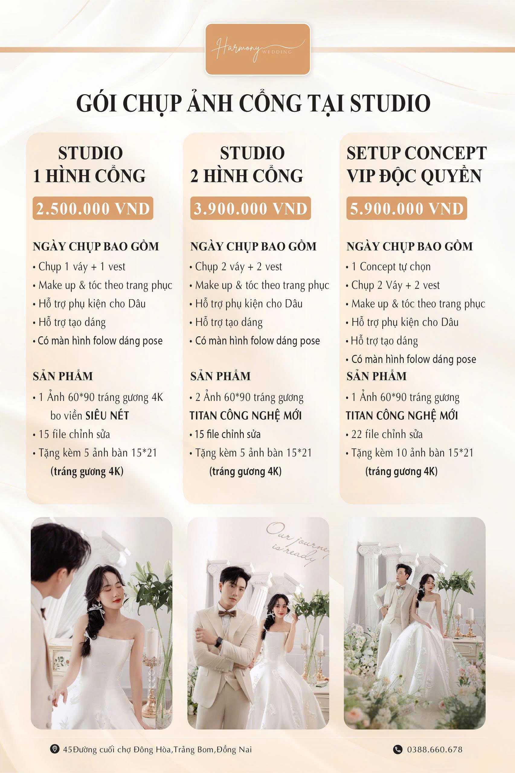 Bảng giá dịch vụ Harmony Wedding - Trang 13