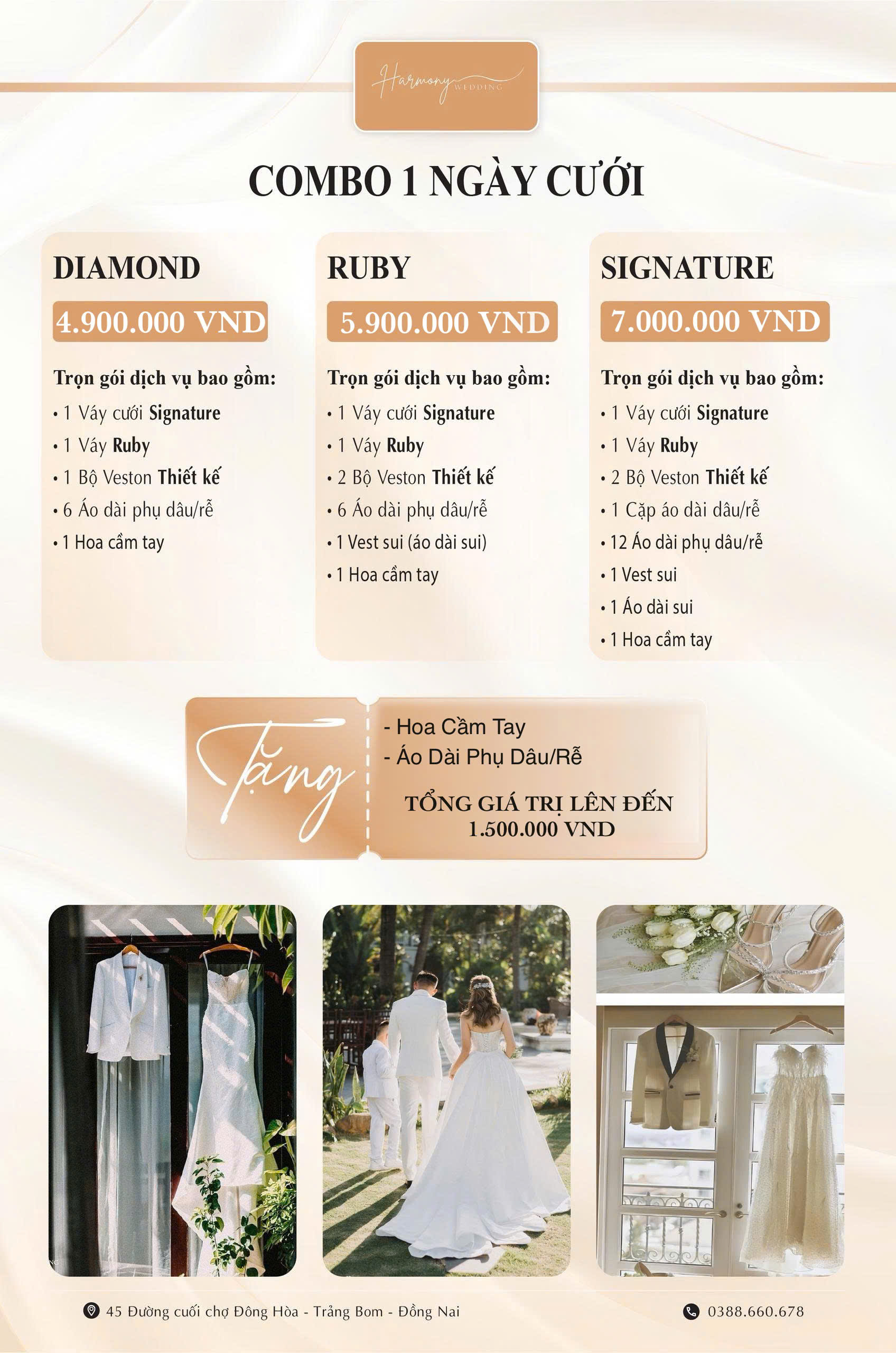 Bảng giá dịch vụ Harmony Wedding - Trang 4