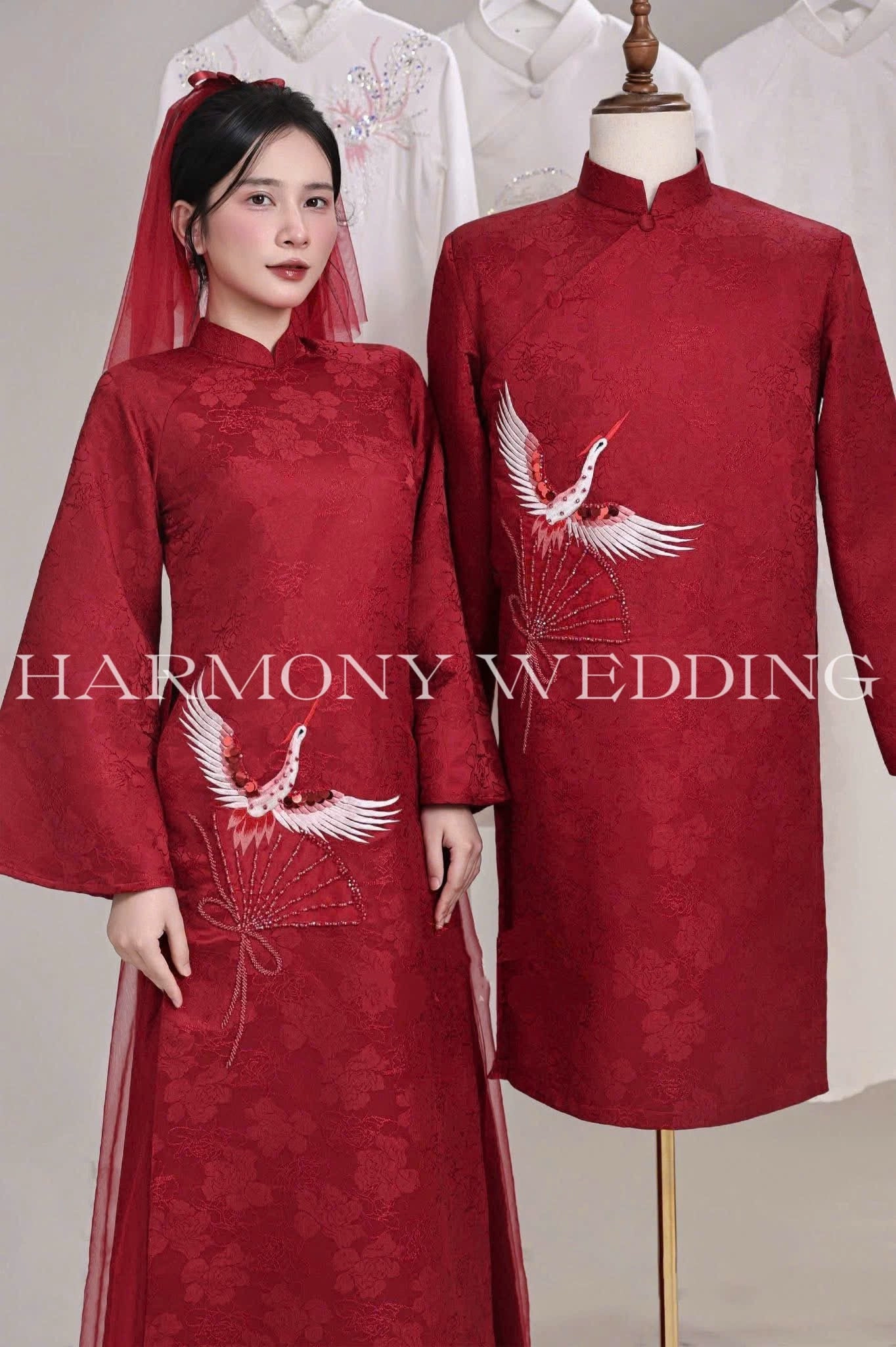 Mẫu áo dài thiết kế cao cấp Harmony Wedding - Hình 1