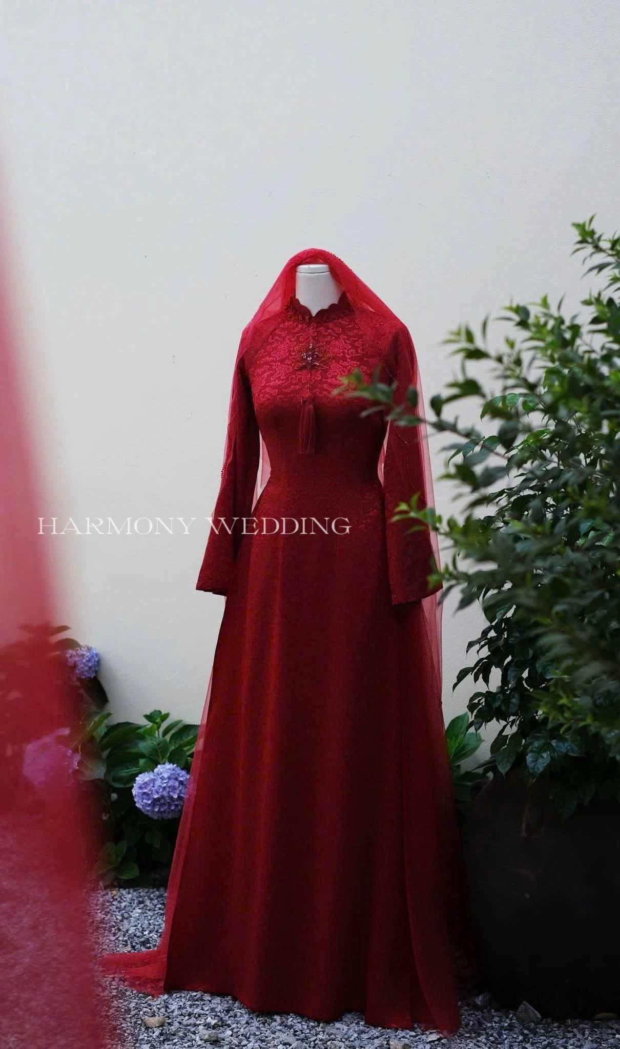 Mẫu áo dài thiết kế cao cấp Harmony Wedding - Hình 4