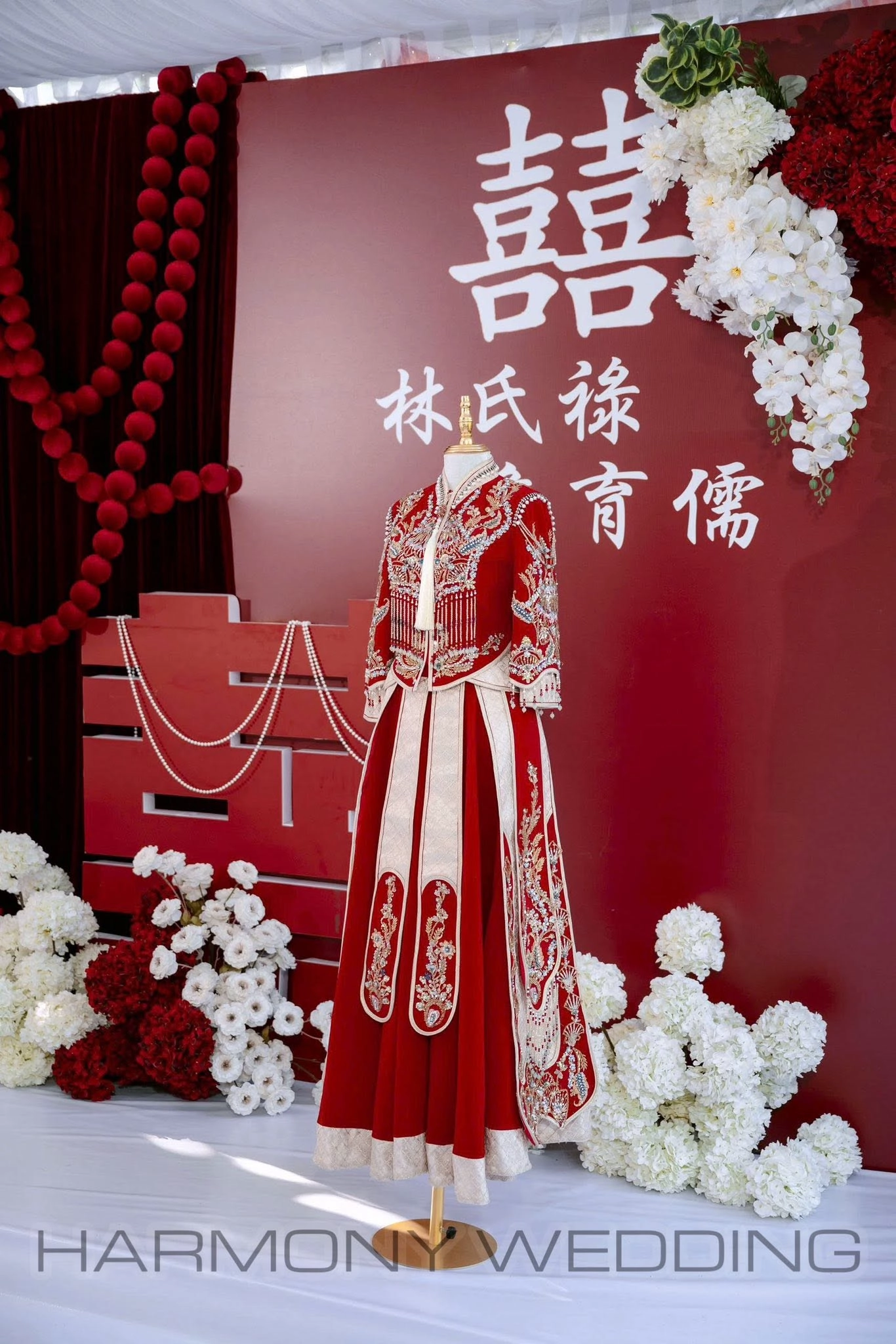 Mẫu áo dài thiết kế cao cấp Harmony Wedding - Hình 20