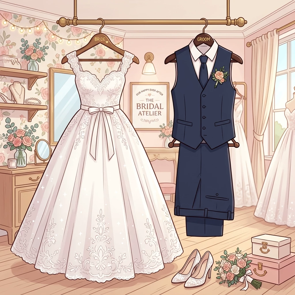 Dịch vụ thuê vest và váy cưới thiết kế cao cấp Harmony Wedding